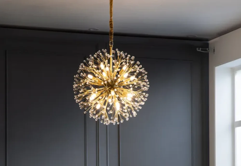 urban globe radial chandelier